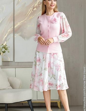 Костюм 'Pink cream' женский