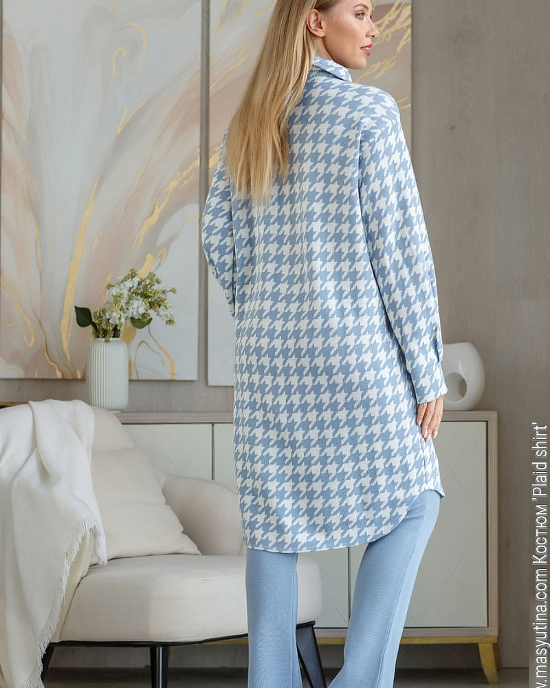 Костюм 'Plaid shirt' женский